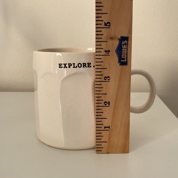 Rae Dunn Explore Artisan Large Coffee Mug 20 oz Cup Camping Travel Magenta - Picture 7 of 9